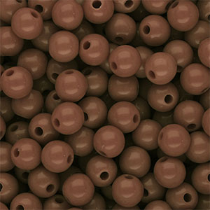 8 mm DQ acryl kralen shiny Brown