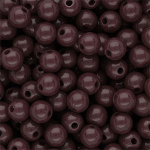 8 mm DQ acryl kralen shiny Dark brown