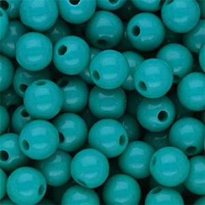 10 mm DQ acryl kralen shiny Turquoise