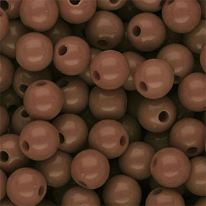 10 mm DQ acryl kralen shiny Brown