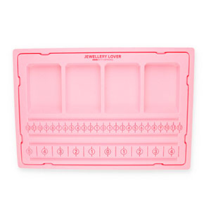 BY31&reg; armband/kralenbord met deksel Pink