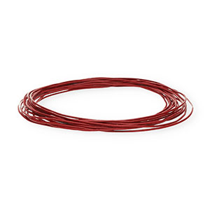 leer rond 1mm Red