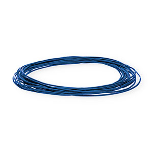 leer rond 1mm Dark blue