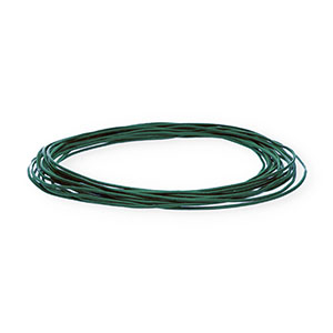 leer rond 1mm Dark teal green