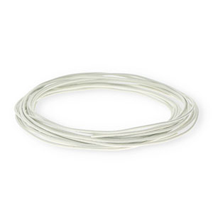leer rond 1,5mm White