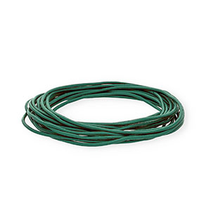 leer rond 2mm Dark teal green