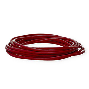 leer rond 3mm Red