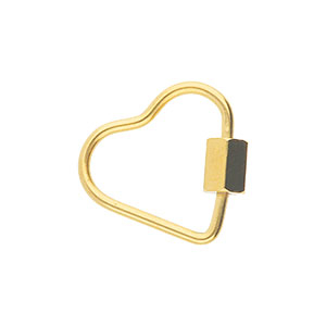 Roestvrij stalen (RVS) stainless steel onderdelen slot hart Gold
