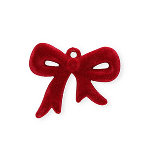 Statement hangers strik Burgundy red