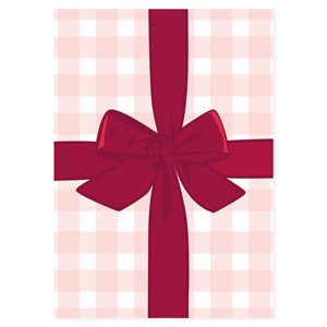 BY31&reg; Sieraden kaartjes strik Red-light peach-white