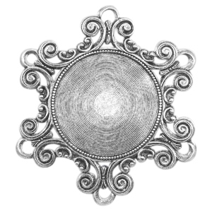 Bedels TQ metaal Barok style Antiek zilver