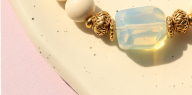 Half edelsteen kralen