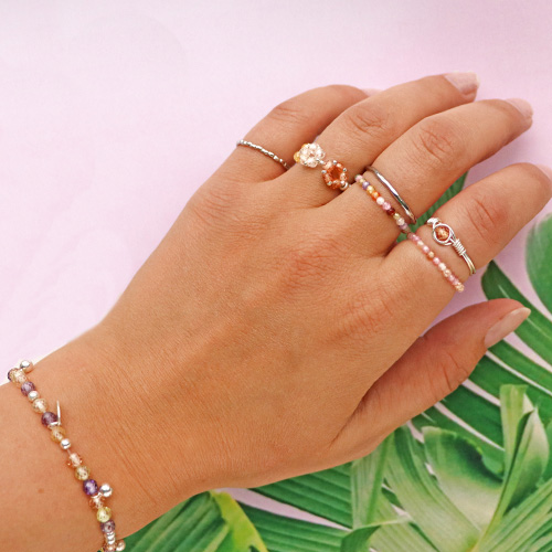 Zo maak je ringen met zirkonia kralen