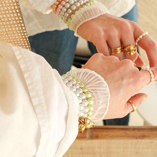 Laat je inspireren met glaskralen parel collectie