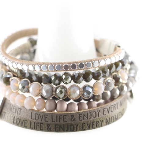 Mix onze prachtige Top Facet Disc kralen met andere materialen voor geweldige combinaties!