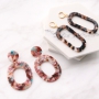 Trend alert! Handmade resin oorbellen