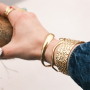 Inspiratie tijd met rvs bangle armbanden