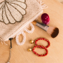 Inspiratie met kleurrijke facet hangers
