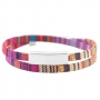 Leuke armbandjes met 5 mm plat Aztec koord