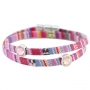 Leuke armbandjes met 5 mm plat Aztec koord