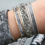Prachtige armbanden met Crystal Diamond Tape en Crystal glitter tape voor een sparkly glitter look!