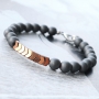Wauw, deze modern-minimalistische sieraden met hematite kralen zien er top uit, maak jij een setje voor hem of voor haar?