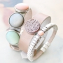 Stijlvolle sieraden met onder andere Polaris Elements cabochons en Cuoio armbanden!