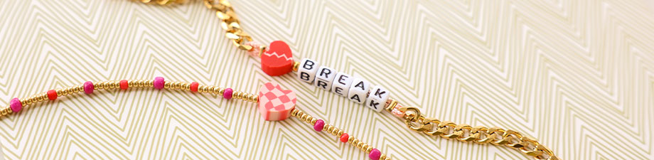 New in! Vrolijke polymeer kralen 