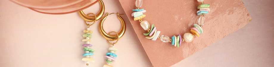 Brand new kleurrijke schelp kralen voor de zomer