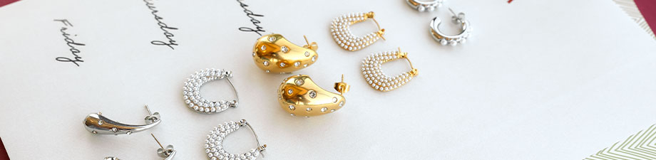 Nieuwe prachtige collectie roestvrij stalen oorbellen