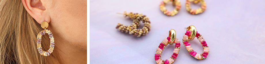 Nieuwe collectie top facet hangers en oorbellen