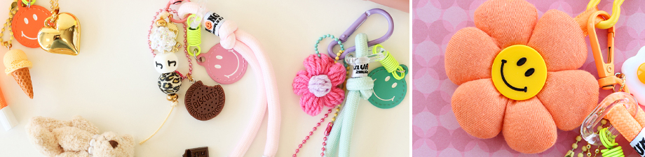 Nieuwe collectie sleutelhanger elementen