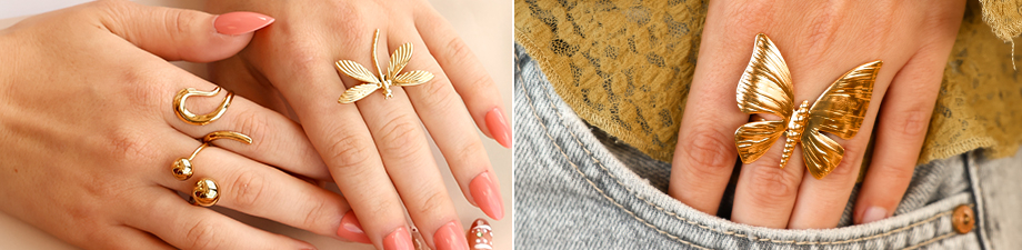 Nieuwe collectie roestvrij stalen ringen