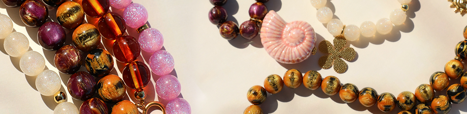 Nieuwe serie acryl en resin kralen