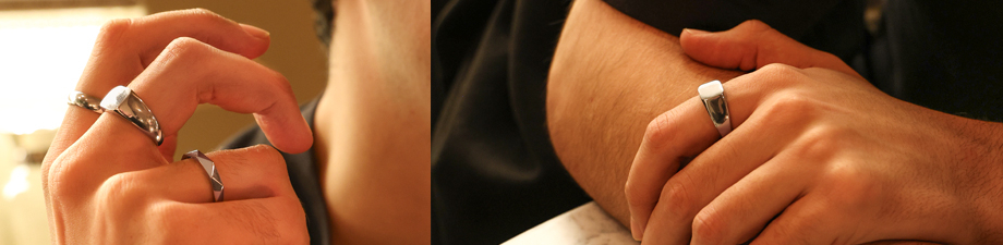 Nieuwe serie roestvrij stalen ringen voor mannen Nieuwe serie roestvrij stalen ringen voor mannen