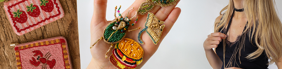 Nieuwe serie handgemaakte accessoires uit India Nieuwe serie handgemaakte accessoires uit India