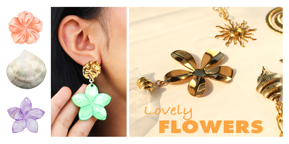 bloemen en kralen bedels 